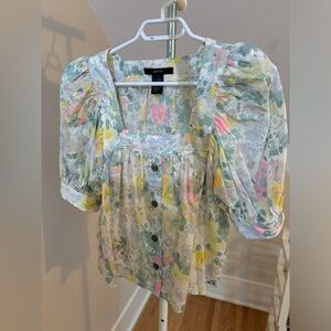 Smythe blouse. Multicolour. Never worn. Cotton. Size small.